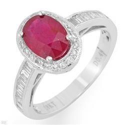 NEW 1.70ct "Natural" Ruby & Diamond Ladies Ring#2233410