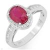 Image 1 : NEW 1.70ct "Natural" Ruby & Diamond Ladies Ring#2233410