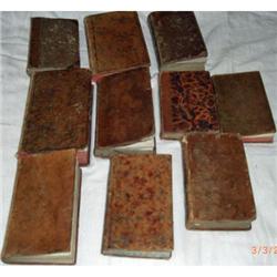 Lot of Ten French Books 1728 to 1781 #2233434