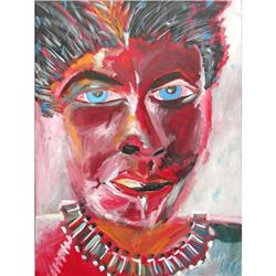 ORIG PAINTING NATIVE BRAZILIAN INDIAN #2233498