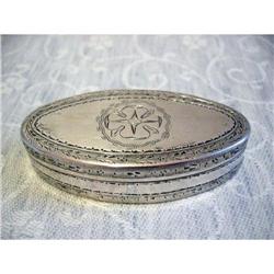 Antique Silver Snuff Box Sweden 1791  #2233507