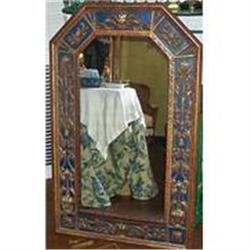 Large Gesso and Gilt Wood Italian Mirror  #2233647