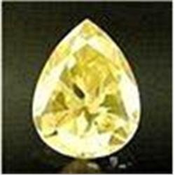 YELLOW DIAMOND Fancy .36 Carats, 14k White & #2233655