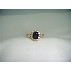 Estate 14K YG Gold Multi-Colored Sapphire Ring #2233740