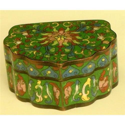 Antique Chinese Cloisonne MiniBox 2234121