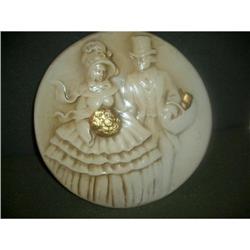 VICTORIAN CHALKWARE PLAQUE 18th-19th #2234152