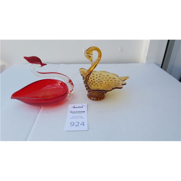 Glass Bird Bowls Cat A