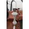 Image 1 : Milk Glass Lamp Cat B