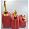 Image 1 : LOT OF THREE GAS CANS