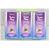 Image 1 : 3 PK ALLERGAN TEARS PLUS LUBRICATING EYE DROPS