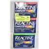 Image 1 : 3 PK REACTINE ALLERGY + SINUS + ALLERGY COMPLETE