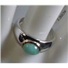 Image 1 : BZ415-198 SILVER EMERALD (1.3CT) RING