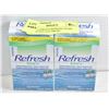 Image 1 : 2 PK ALLERGAN REFRESH TEARS LUBRICANT EYE DROPS