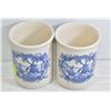 Image 1 : PAIR OF VINTAGE WINDMILL CUPS MADE IN ENGLAND