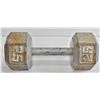 Image 1 : STEEL 25 LBS HEX WEIGHT DUMBBELL