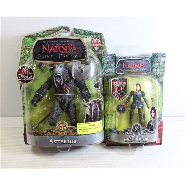 NARNIA FIGURINES NEW IN BOX - 2 IN THE BOX