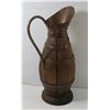 ANTIQUE OAK SLATE PITCHER - DECORATION ONLY