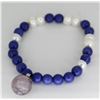 Image 1 : #259-AMETHYST/FRESH WATER PEARL/TURQUOISE