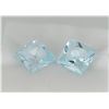 Image 1 : #95-SKY BLUE TOPAZ GEMSTONES SQUARE 4.0ct