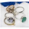 Image 1 : LOT OF 5 MIXED LADIES DRESS RINGS WITH MIXED STONE