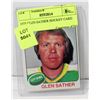 Image 1 : 1975 GLEN SATHER HOCKEY CARD