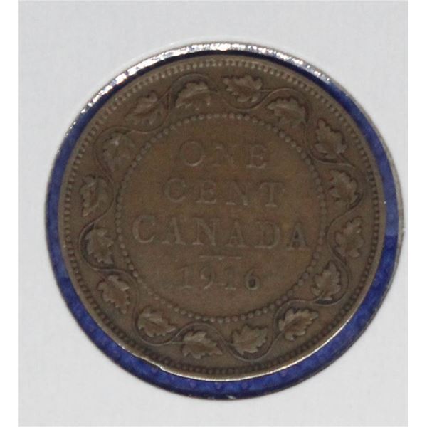 1916 KING GEORGE V CANADA LARGE CENT