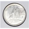 Image 1 : HIGH GRADE 1944 CANADA SILVER 10 CENT
