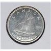 Image 1 : UNCIRCULATED 1964 CANADA SILVER 10 CENT