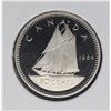 1984 PROOF FINISH CANADA 10 CENT