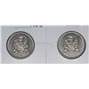 Image 1 : SET OF 2 CANADA 50 CENT COINS 1968/69
