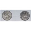 Image 1 : SET OF 2 CANADA 50 CENT COINS 1980/81