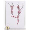 Image 1 : NEW FASHION JEWELRY SET NECKLACE AND EARRINGS