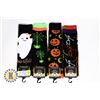 Image 1 : NEW ASSORTED SPOOKY THEME KNEE HIGH SOCKS SIZE 5-9