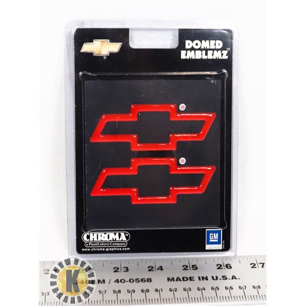 NEW GM OFFICIAL LICENSED CHEVY DECALS, RED