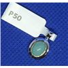 Image 1 : BZ415-161 SILVER EMERALD (1.3CT) PENDANT