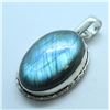 Image 1 : #9-NATURAL FIRE LABRADORITE PENDENT