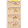Image 2 : 4 UNCIRCULATED 1986 CANADIAN 2 DOLLAR BILLS