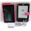 Image 1 : PAIR OF E-READERS - BOTH W/ PINK CASES