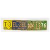 Image 1 : FLAT WITH 4 VINTAGE ALBERTA LICENSE PLATES -