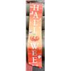 Image 1 : 6 FOOT LONG HAPPY HALLOWEEN BANNER ORANGE