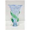 Image 1 : VINTAGE BLOWN GLASS "ART VORD" SIGNED VASE,