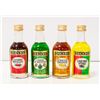 Image 1 : 4 MINI BOTTLE LOT: INCLUDES LIQUORE D'ORO, APRICOT