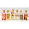 Image 1 : 6 MINI BOTTLE LOT: INCLUDES TRIPLE SEC, ORANGE