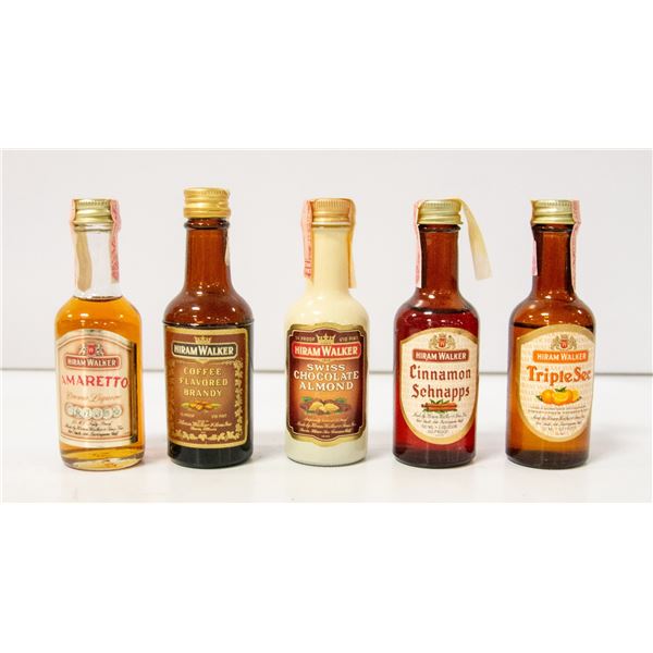 Snapps Mini 5 MINI BOTTLE LOT: INCLUDES CINNAMON SCHNAPPS