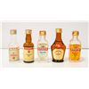 5 MINI BOTTLE LOT: INCLUDES MANDARINO, ANISETTE