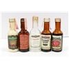 Image 1 : 5 MINI BOTTLE LOT: INCLUDES CRÈME CACAO, VALENCIAN
