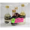 Image 1 : 4 MINI BOTTLE LOT: INCLUDES TRIPLE SEC, ORANGERO