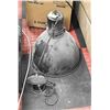 Image 1 : INDUSTRIAL SIZE HANGING LIGHT - NO BULB