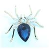 Image 1 : RHINESTONE & LARGE GEM SPIDER BROOCH