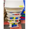 Image 2 : 6 DRAWER ROLLING CADDY LOADED WITH MEGA BLOKS